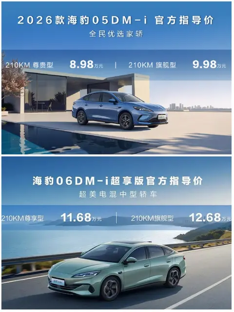 双子星闪耀 王朝海洋网长续航纯电插混联手出击